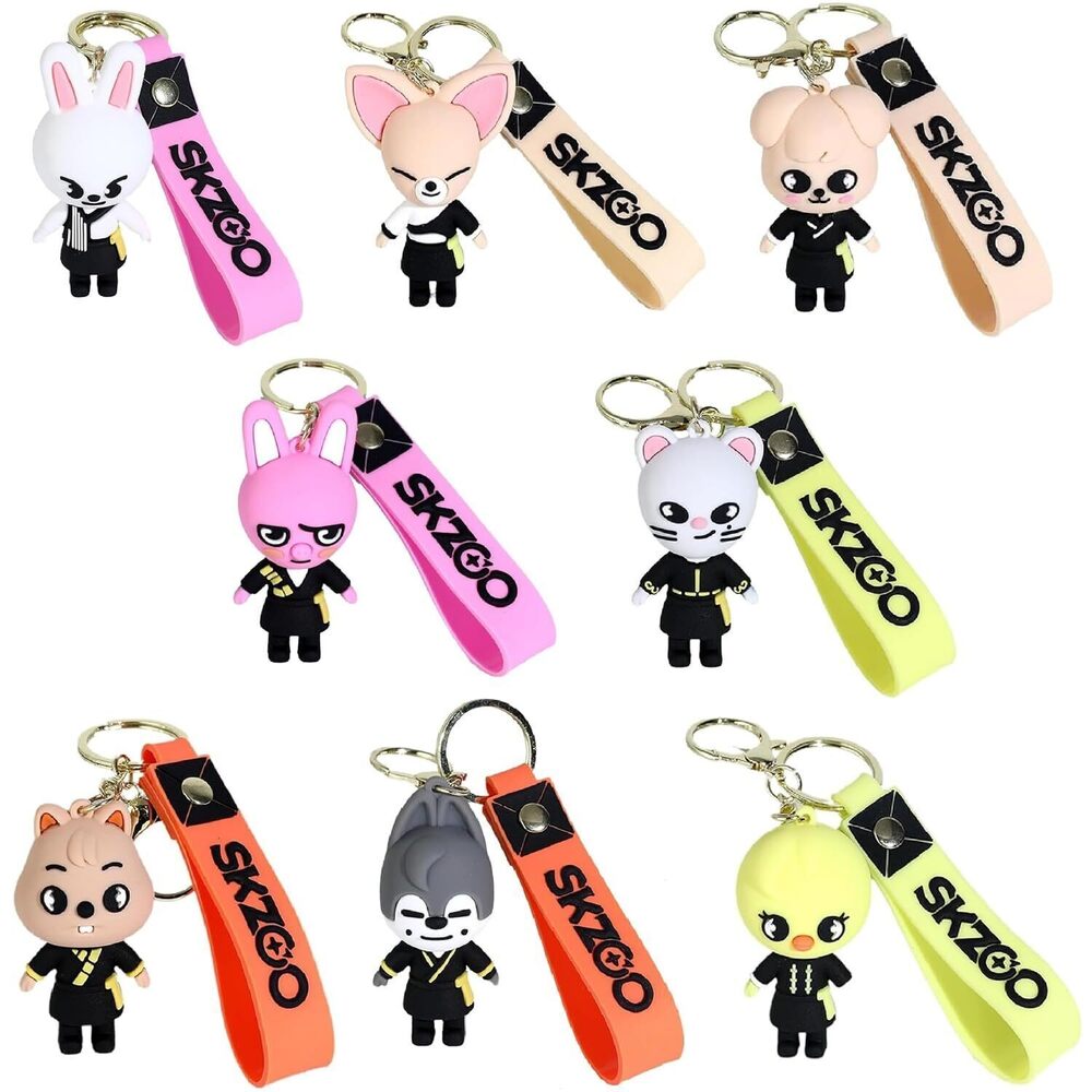 6544 Stray-Kzoo Keychain Stray-K Keychain Cartoon Keyring Schoolbag